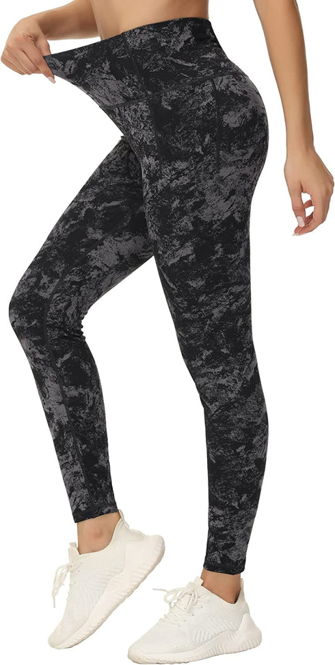 Dragon Fit High Waisted Legging for Women Tummy Control Workout Running Yoga Pants with Pockets